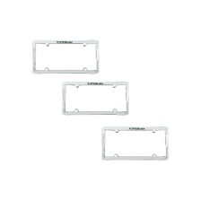 Plastic License Plate Frame Chrome Plated with 4 holes